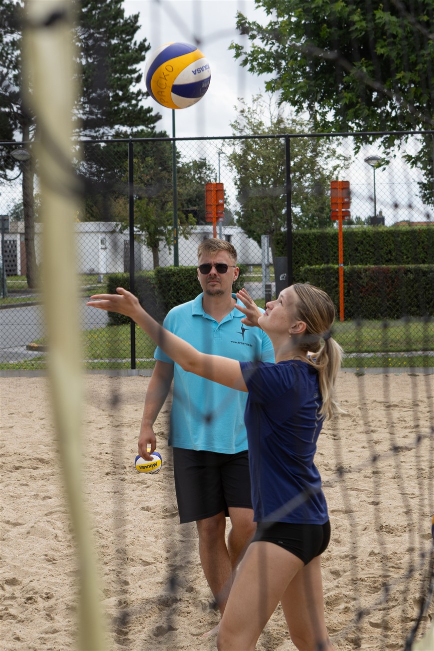 Sfeerbeeld Volleybalstage Brugge Zedelgem
