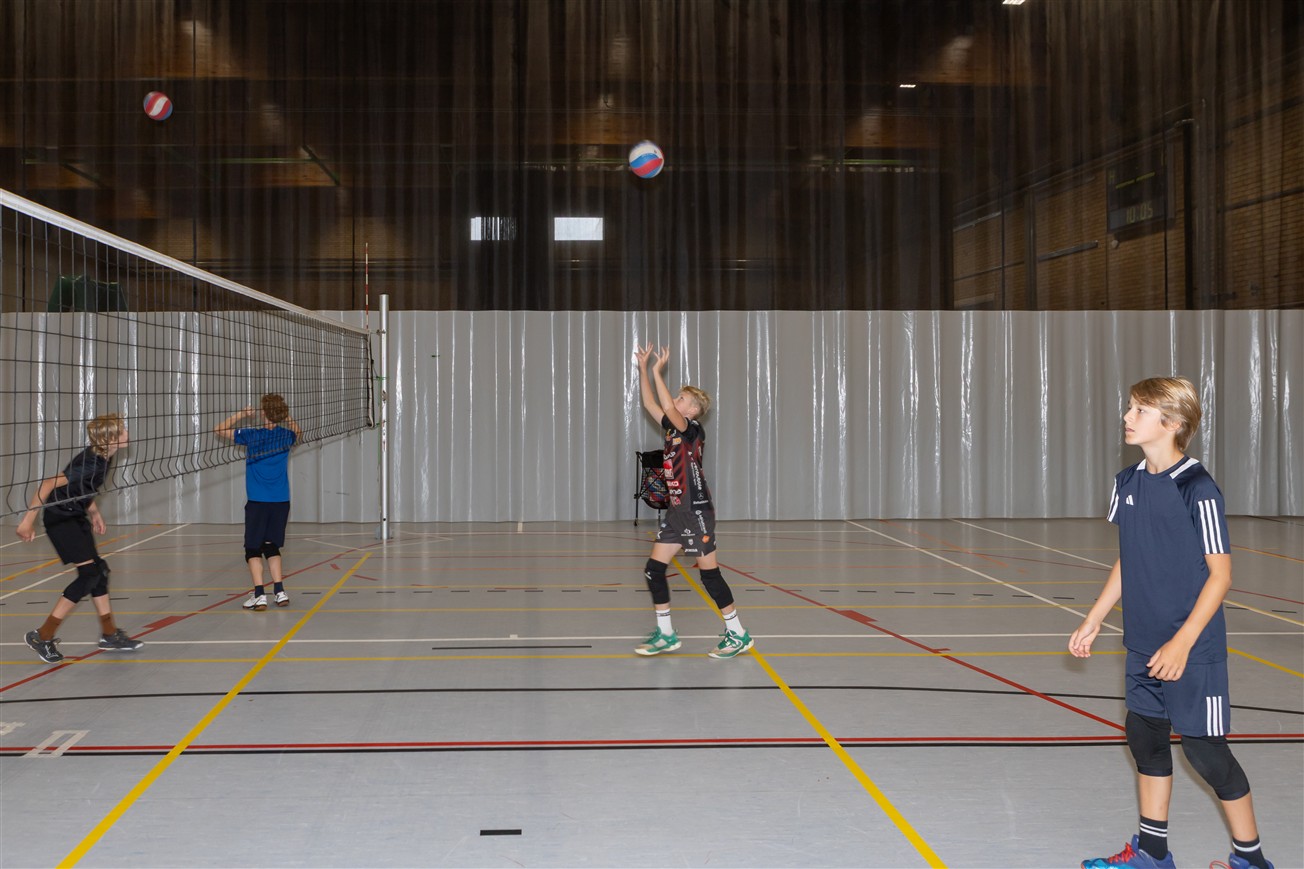 Sfeerbeeld Volleybalstage Brugge Zedelgem